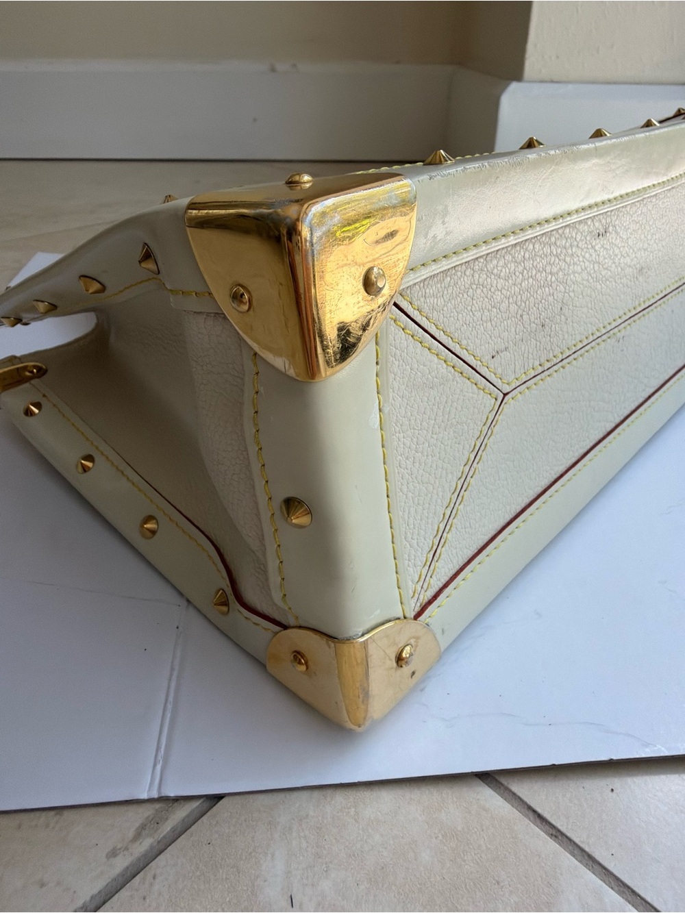 Louis Vuitton F/W 03 Suhali Le Fabuleux- Blanc w receipt - Picture 9 of 11
